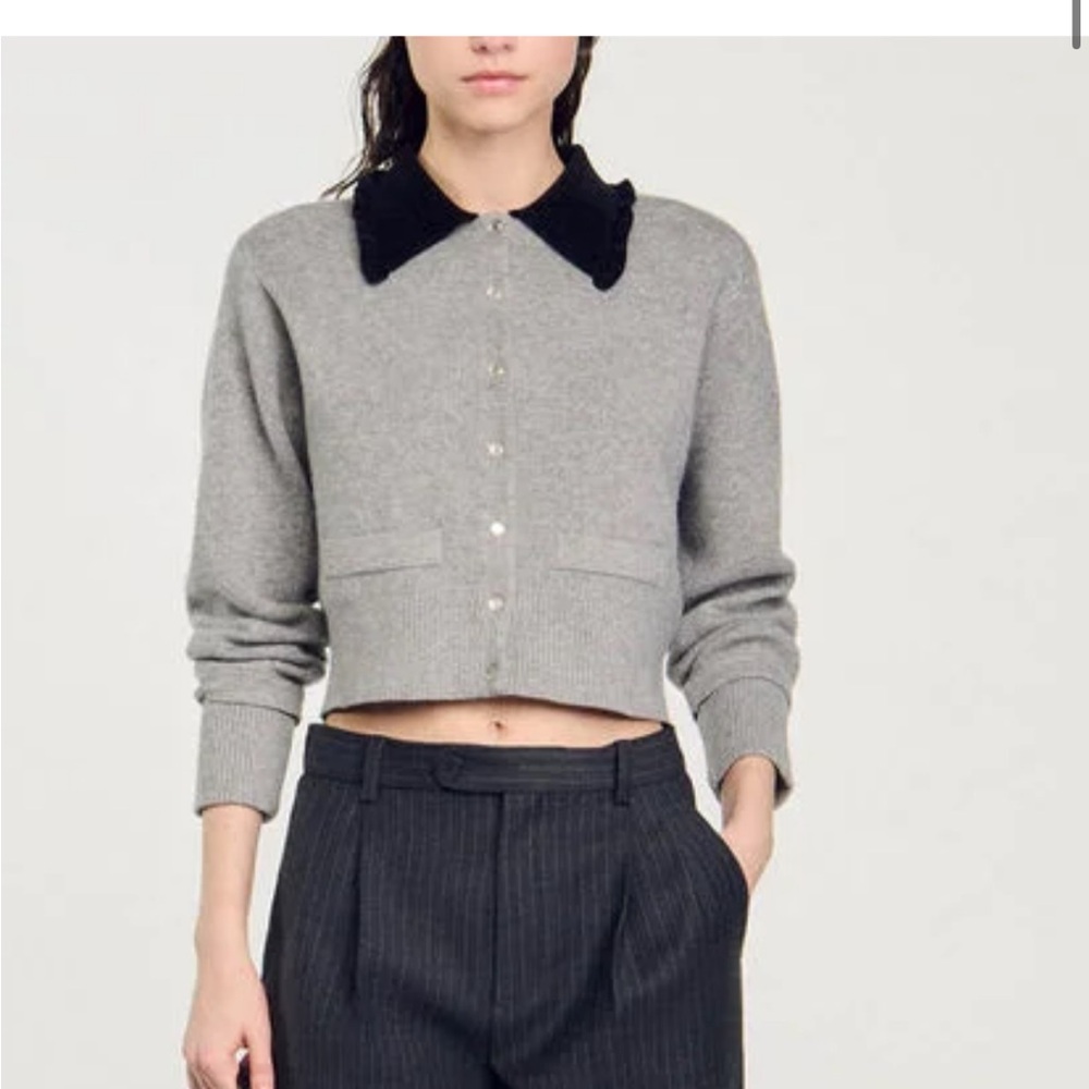 brand new tags
Cropped shirt-style coatigan xl.